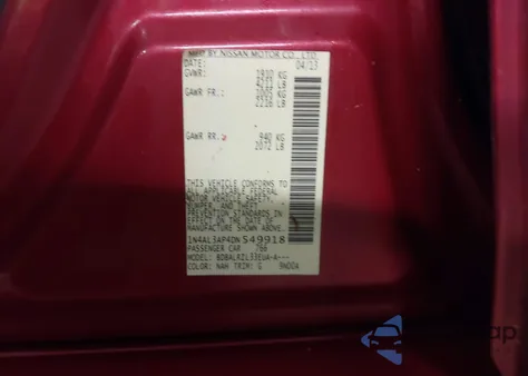 2013 Nissan Altima 2.5 S from USA, damaged, VIN 1N4AL3AP4DN549918